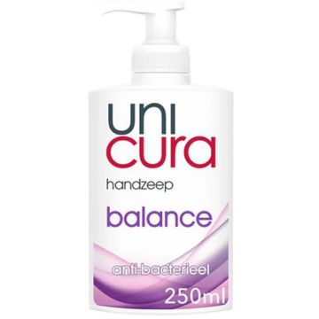 Unicura Hand Soap 250ml Pump Balance Anti-Bacterial (NL)