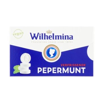 Fortuin Wilhelmina Pepermunt 100gr Vegan (NL/EN/DE)