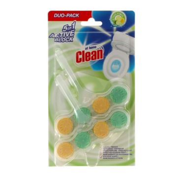 At Home Clean Toilet Block 2x45gr Citrus (NL/EN/FR/DE)