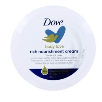 Dove Body Cream 75ml Rich Nourishment For Face & Body (NL/EN/FR/DE)