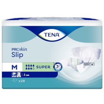 Tena Incontinence Slip Proskin Super 28pcs M (EN/ES/FR)