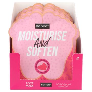 Sence Display 18pcs Foot Mask 2x20ml Glow Girls (NL/ EN/FR/DE)
