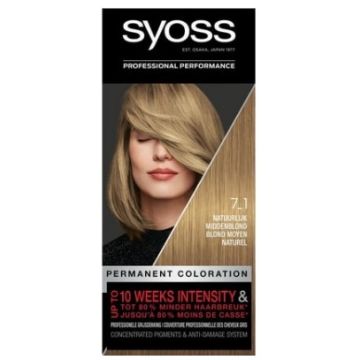 Syoss Colors 7-1 Natural Medium Blond (NL/FR)