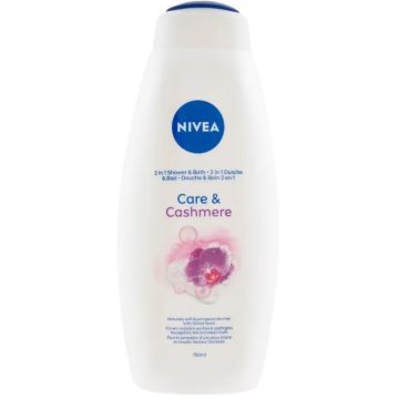 Nivea 2 in 1 Shower & Bath 750ml Care & Cashmere (NL/EN/FR/DE)