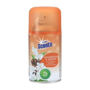 At Home Scents Automatic Air Freshener 250ml Refill Sandalwood & Jasmine (NL/EN/FR/DE)