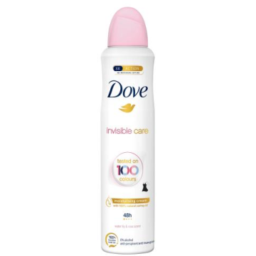 Dove Deo Spray 250ml Invisible Care (EN/FR/ES/PT)