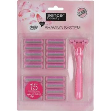 Sence Handle+ Razor Blades 15+4 (NL/EN/FR/DE)