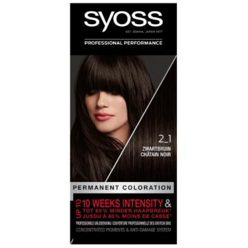 Syoss Colors 2-1 Natural Black Brown (NL/FR)