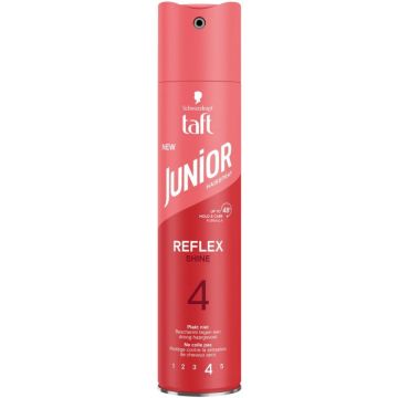 Taft Junior Hair Spray 250ml Reflex Shine No. 4 (NL/FR)