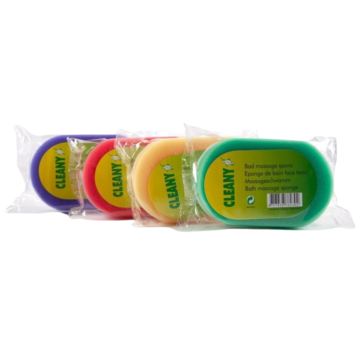 Cleany Bath Massage Sponge 145x95x50mm (NL/EN/FR/DE)