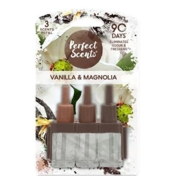 Perfect Scents Electr Air Freshener 20ml Refill Vanilla & Magnolia (NL/EN/FR/DE)