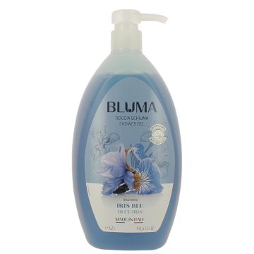 Bluma Shower Gel 1200ml Pomp Blue Iris (NL/EN/FR/DE)