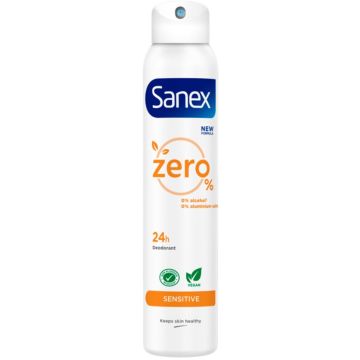Sanex Deo Spray 200ml Zero% Sensitive 24h (NL/FR)