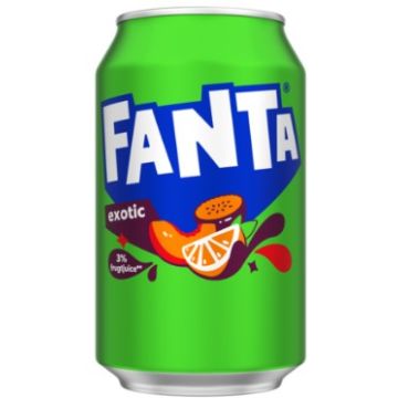 Fanta Blik 330ml Exotic Statiegeld (NL)