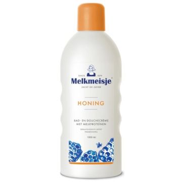 Melkmeisje Bath & Shower Cream 1000ml Honey (NL/FR)