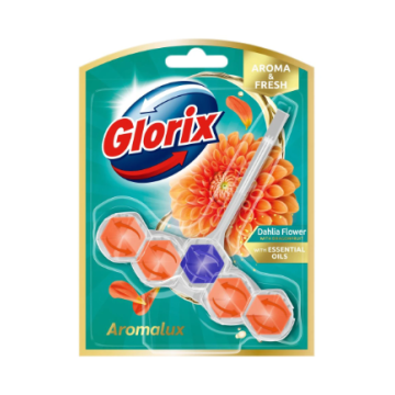 Glorix Toilet Block Lux Dahlia Flower & Dragonfruit (NL/FR/DE)