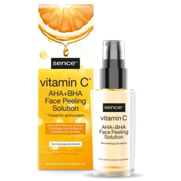 Sence Face Serum 30ml Face Peeling Vitamin C (NL/EN/FR/DE)