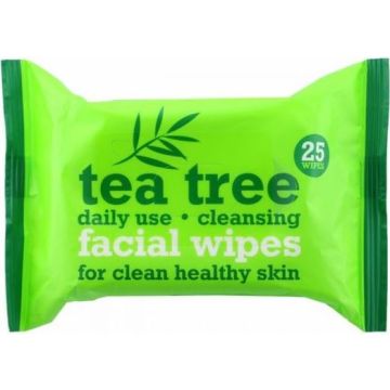 XBC Tea Tree Facial Cleaning Wipes 25pcs Twin Pack (NL/EN/FR/DE)