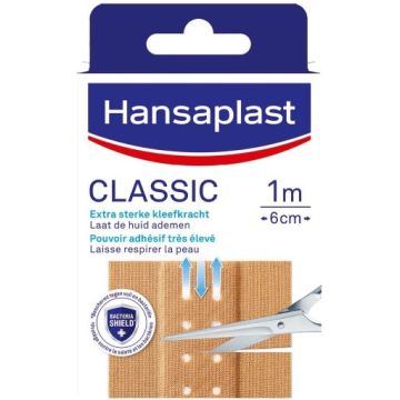 Hansaplast Plaster 1mx6cm Universal Waterproof (NL/FR/DE)
