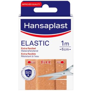 Hansaplast Plaster 1mx6cm Elastic (NL/FR/DE)