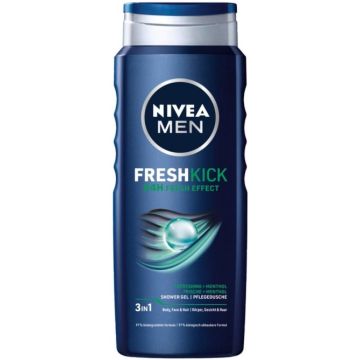 Nivea Shower Gel 500ml Men Fresh Kick (DE/PL/CZ/SK)