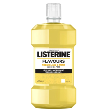 Listerine Mouthwash 500ml Lime & Mint (EN)