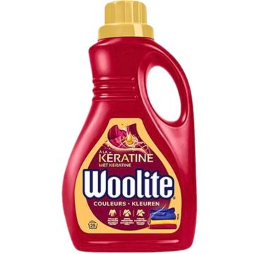 Woolite Laundry Detergent 1500ml 25sc Colors Keratin (NL/FR)