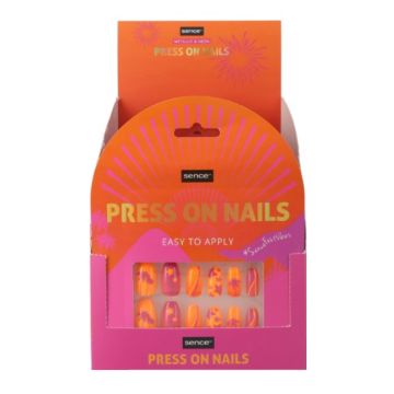 Sence Shelf Display 24pcs Artificial Nails 24pcs 2ass Festive Heat (NL/EN/FR/DE)