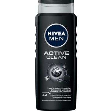 Nivea Shower Gel 500ml Men Active Clean (PL/CZ/SK/HR)
