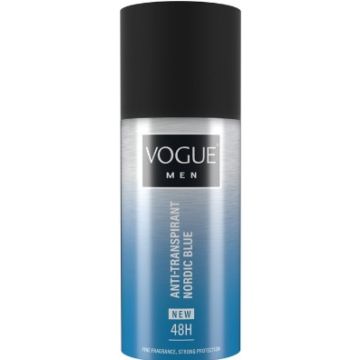 Vogue Deo Spray 150ml Men Nordic Blue (NL/EN/FR)