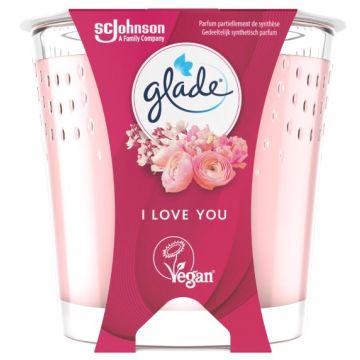 Glade Scented Candle 129gr I Love You (NL/FR/DE)