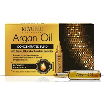Revuele Concentrated Fluid 7x2ml Argan Oil Ampoules  (NL/EN/FR/DE)
