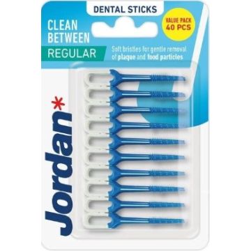 Jordan Dental Stick Clean Between 40pcs Regular (NL/EN/FR/IT)