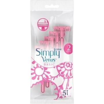 Gillette Venus Disposable Razors 5pcs Simply 2 Basic (FR/IT/BA)