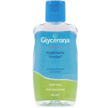 Glycerona Hygienic Handgel 100ml Aloe Vera (NL/DE/FR)