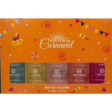 Amour De Carnaval Body Mist Collection 5x50ml (NL/EN/FR)