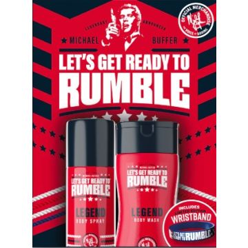 Lets Get Ready to Rumble Giftset Legend Deo Spray+ Shower Gel+ Wristband (NL/EN/FR/SP)