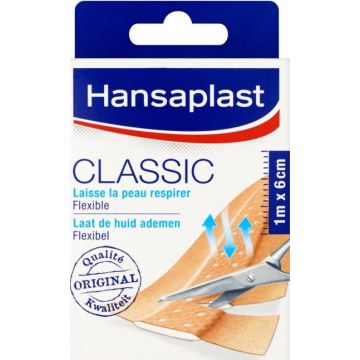 Hansaplast Plaster 1mx6cm Classic (NL/FR/DE)