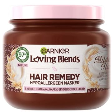 Garnier Loving Blends Hair Mask 340ml Hair Remedy Hypoallergen Mild Oats (NL)