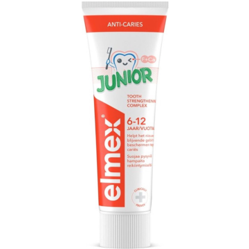 Elmex Toothpaste 75ml Junior 6-12yr Anti-Caries (CZ/SK/HU)