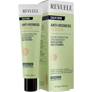 Revuele CC Fluid 40ml Anti-Redness (NL/EN/FR/DE)