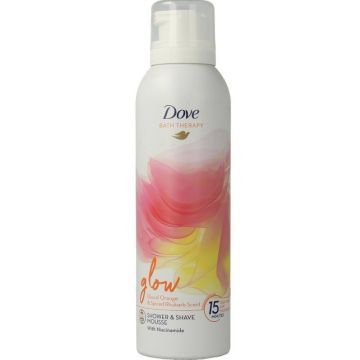 Dove Shower Foam & Shave Mousse 200ml Therapy Glow (NL/FR/DE/PL)
