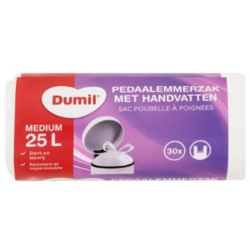 Dumil Garbage Bag 25L 30pcs (NL/EN/FR/DE)