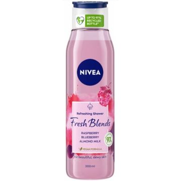 Nivea Shower Gel Fresh Blends 300ml Raspberry (NL/EN/SE/DK)