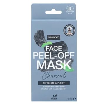 Sence Facial Peel-Off Mask 4x7gr Charcoal (NL/EN/FR/DE)