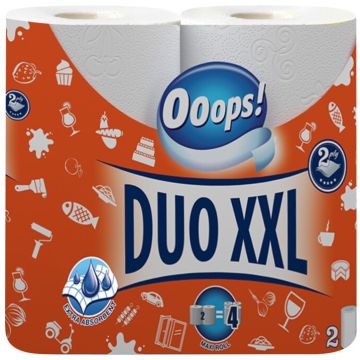 Ooops! Kitchen Roll Duo XXL 2pcs 2layers (NL/EN/FR/DE)