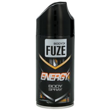 Body-X Fuze Deo Spray 150ml Energy (NL/EN/FR/DE)