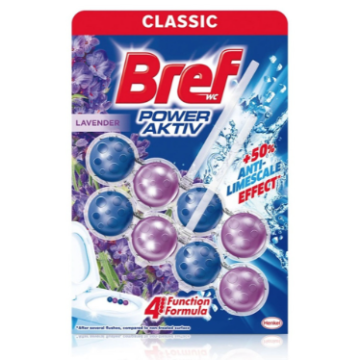 Bref Toilet Block 2x50gr Power Activ Lavender (AZ/TR)
