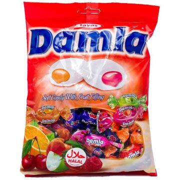 Tayas Candy Damla 200gr Soft Candy Fruit Filling Bag (NL/EN/FR/DE)