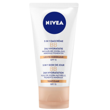 Nivea BB Cream 50ml 5in1 Light SPF15 (NL/FR)